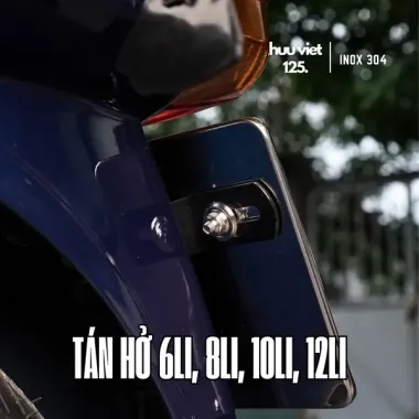 Tán hở Inox CNC 1 con