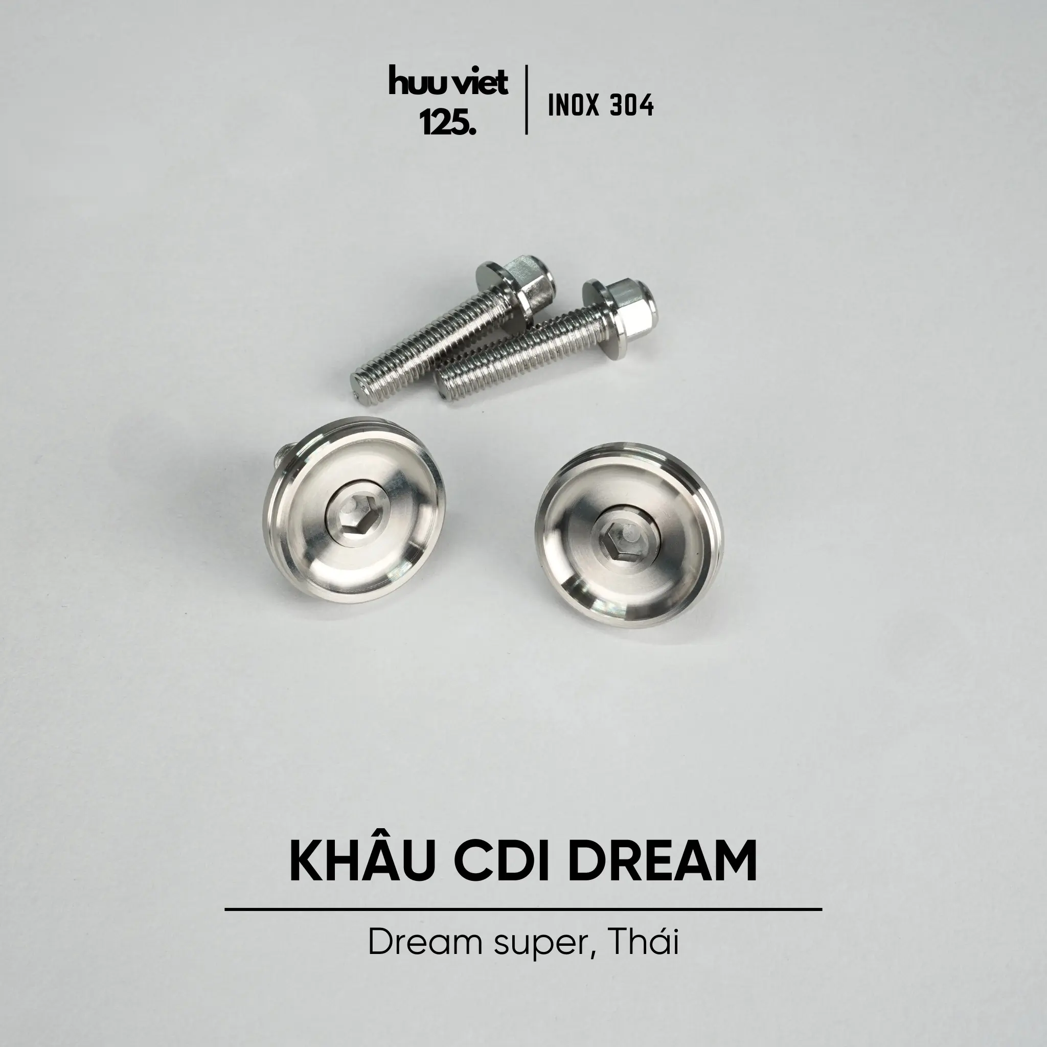 Khâu cốp CDI, khâu lưỡi trâu Dream Thái, Super, Inox 304 CNC
